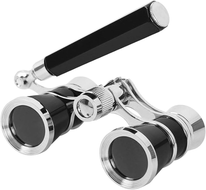 Aroncent Opera Glasses Binoculars 3X25 Mini Compact Binoculars with Handle for Adults Kids Women Vintage Theater Musical Concert - Image 1